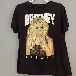 Britney Spears Black Graphic T-Shirt M